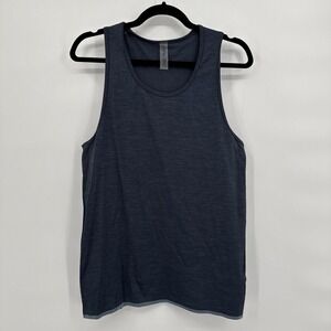 OUTDOOR VOICES Mens Size M Seamless Tank Top Dark Sky Blue (MSRP‎ $52)